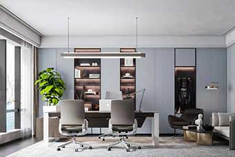 茂名轻奢风格-书房