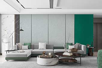 茂名轻奢风格-客厅