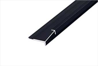 茂名航空纤维墙咔铝合金阳角线（哑黑氧化）