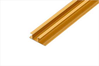 茂名航空纤维墙咔铝合金带灯中条（钛金氧化）