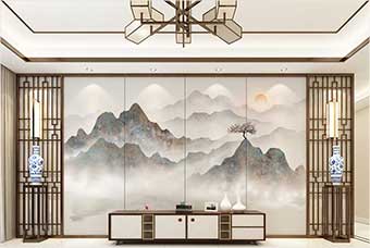 茂名森佰汇航空纤维（山水画系列）